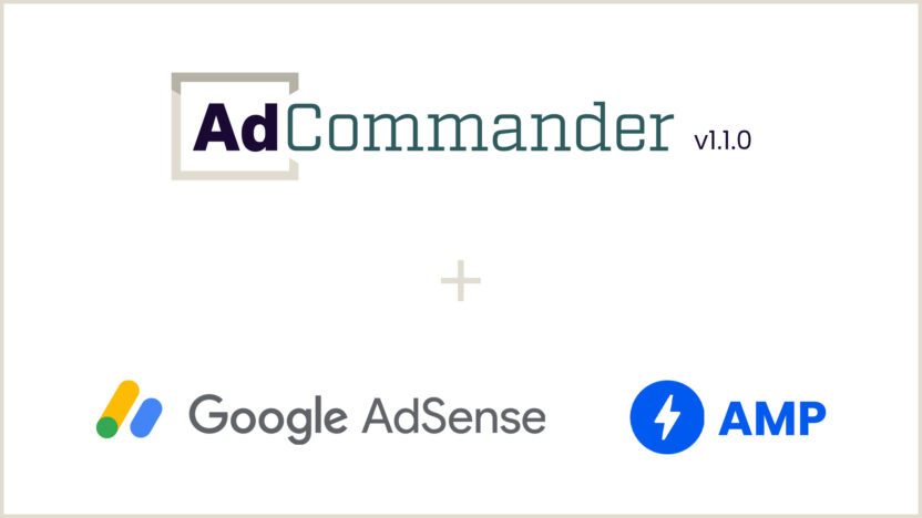 Ad Commander 1.10 with AdSense and AMP support